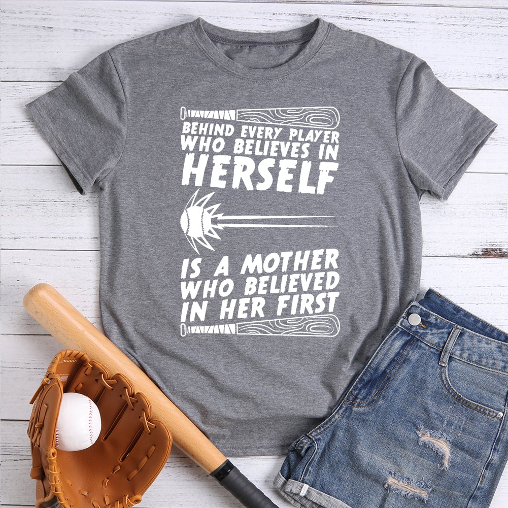 Baseball Mom T-shirt Tee -012979-Guru-buzz