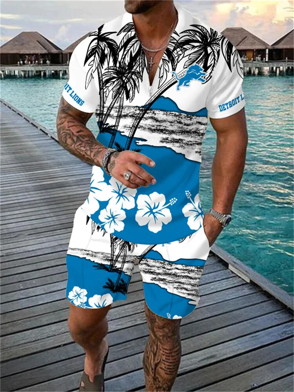 Detroit Lions
Limited Edition Polo Shirt And Shorts Two-Piece Suits