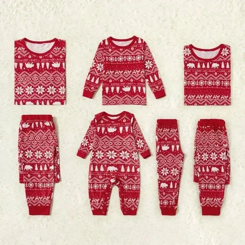 Christmas Family Pajamas Set