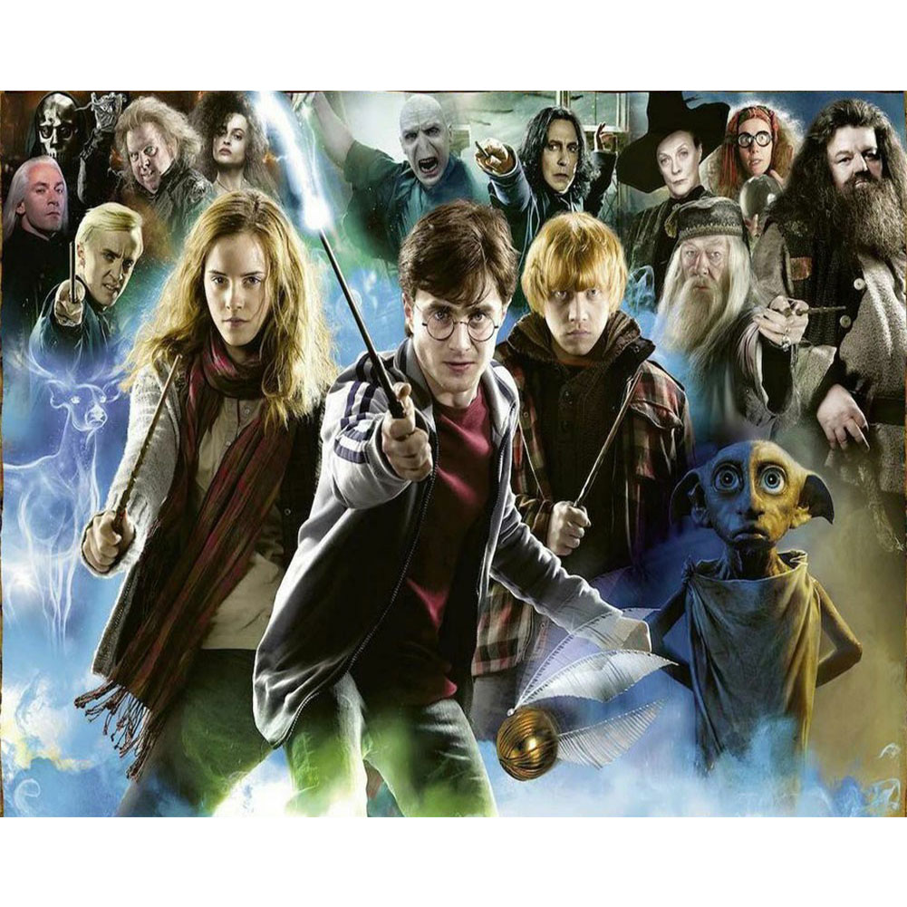 Harry Potter Poster 60*50CM(Canvas) Full Round Drill Diamond Painting