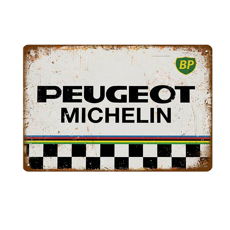 BP Peugeot Michine - Vintage Tin Signs/Wooden Signs - 20*30cm/30*40cm