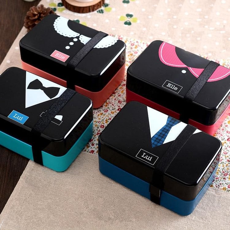 Kawaii Collor Bow Bento Box S12730