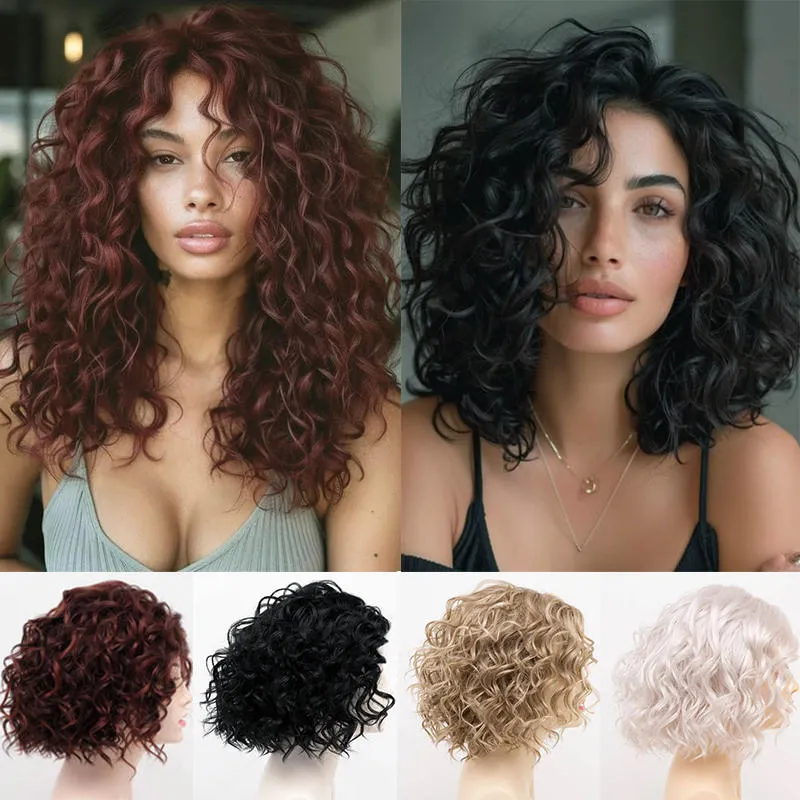 Short curly hair topper