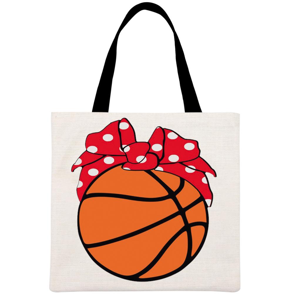 Bandana Basketball Printed Linen Bag-Guru-buzz