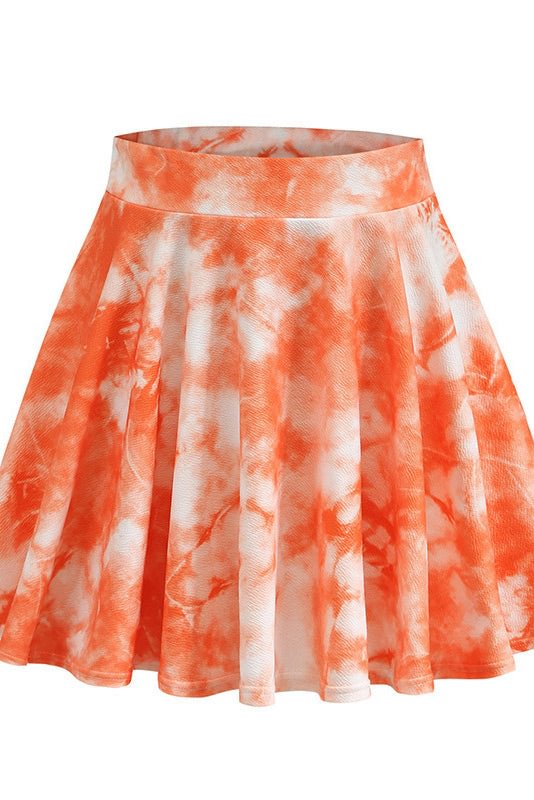 Chic Short Mini Print Skirt - BlackFridayBuys