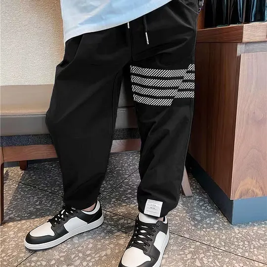【2Y-9Y】Boys' Sporty Quick-Dry Street-Style Casual Pants