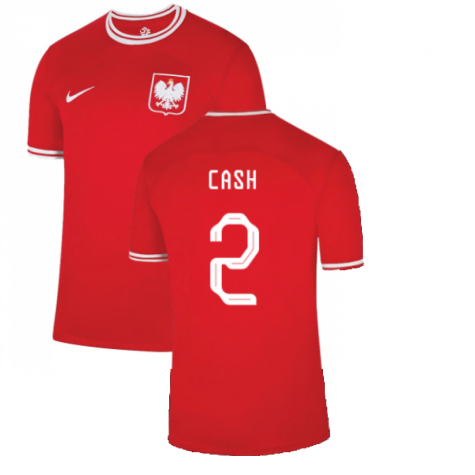Poland Matty Cash 2 Away Shirt Kit World Cup 2022