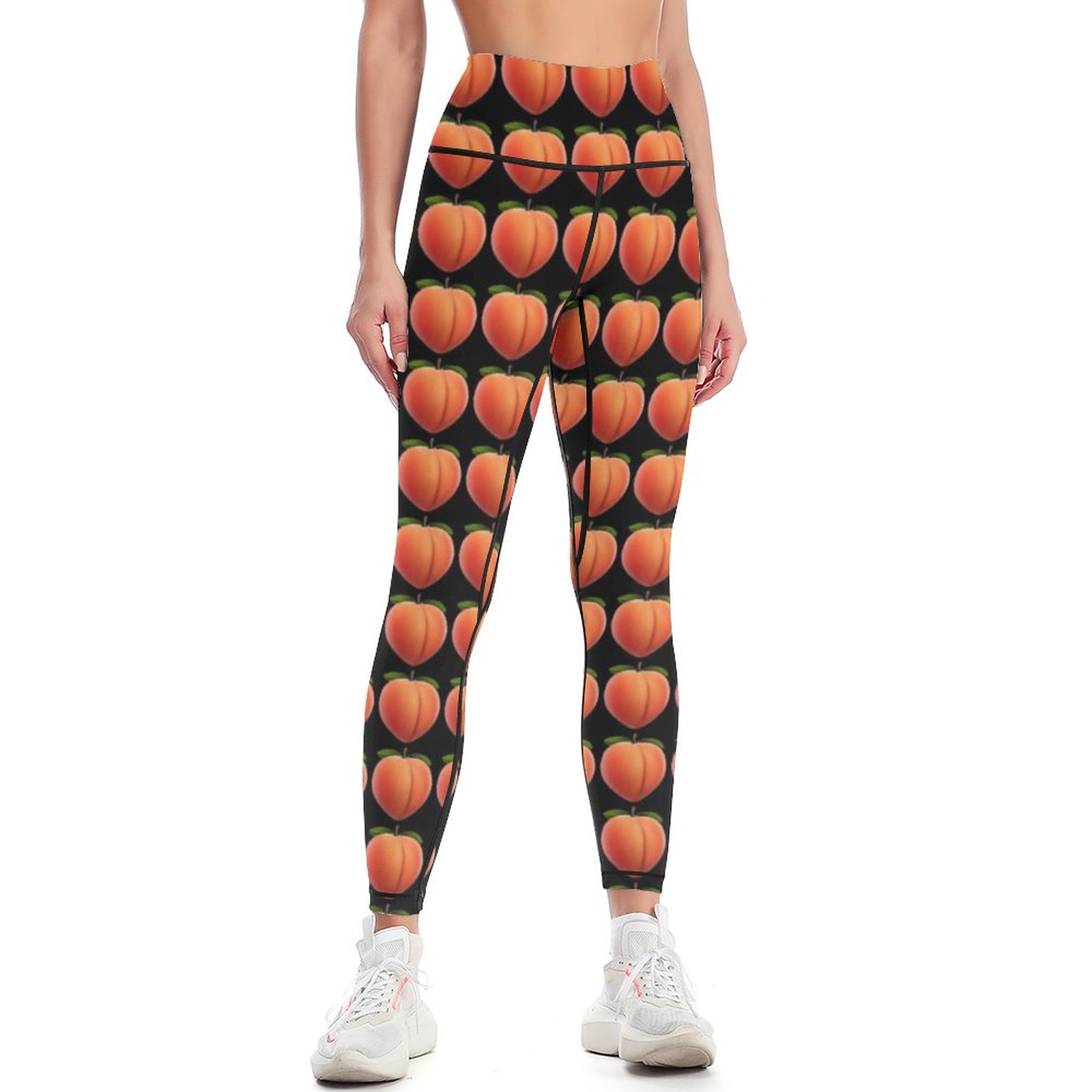 Peach 2025 emoji leggings