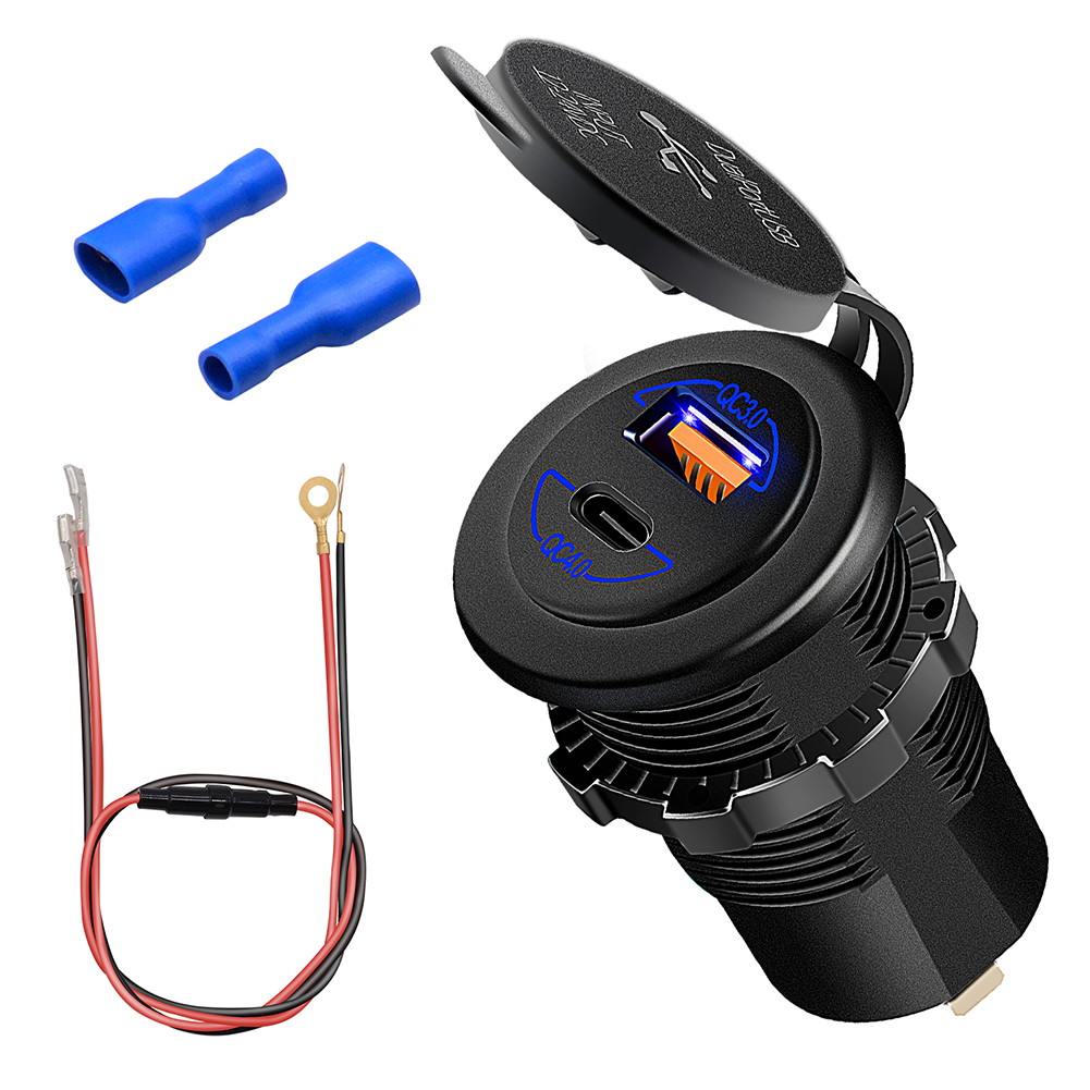 QC4.0 PD Type-A Car Charger 12/24V 60W Dual Ports Power Adapter for Boat RV, 501 Original
QC4.0 PD Type-A Car Charger 12/24V 60W Dual Ports Power Adapter for Boat RV, 501 Original