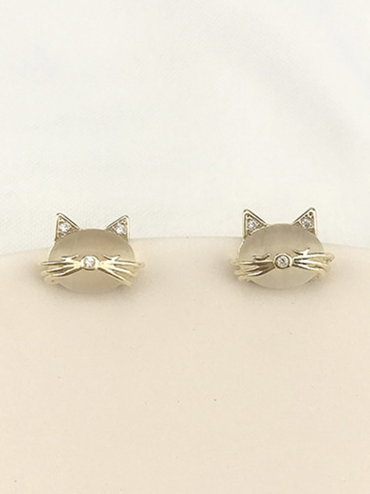 Lovely Cat Mini Earrings