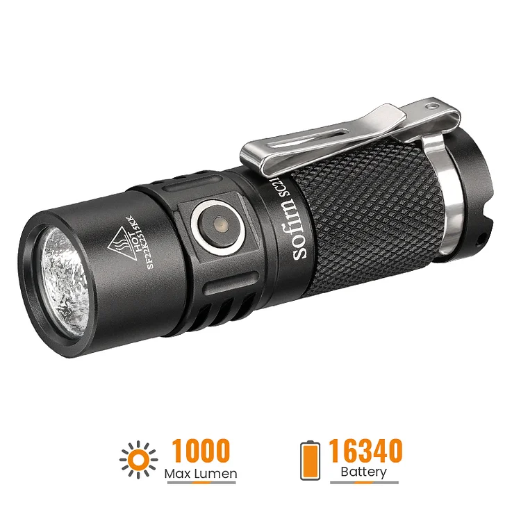 Sofirn SC21 Rechargeable EDC Flashlight with Magnetic Tail