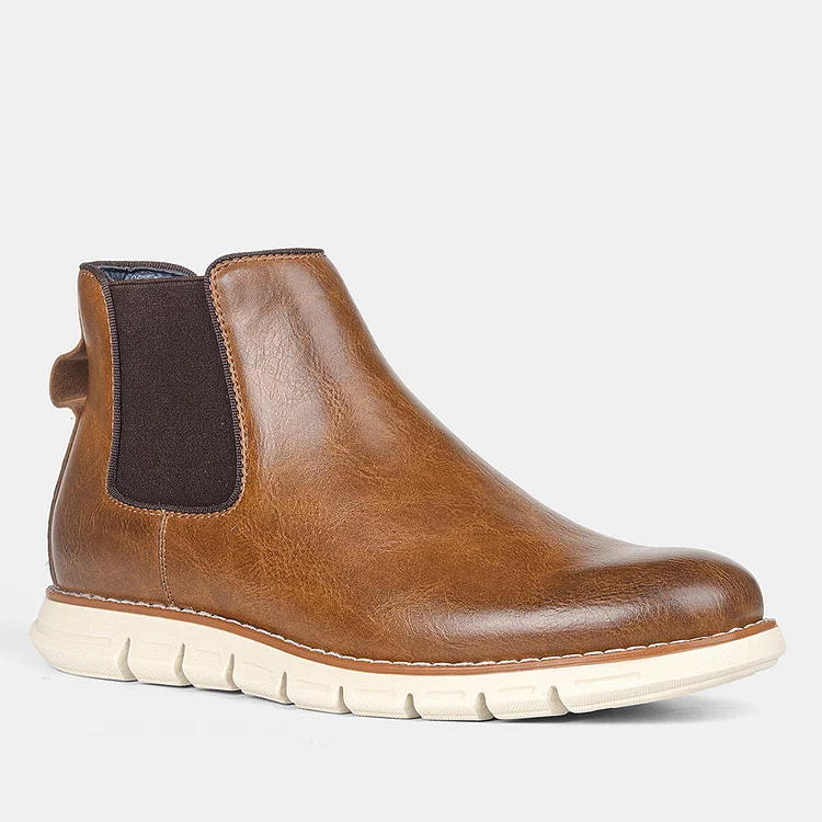Mens Boots Beauty Code Polished High Quality Chelsea Martin Boots