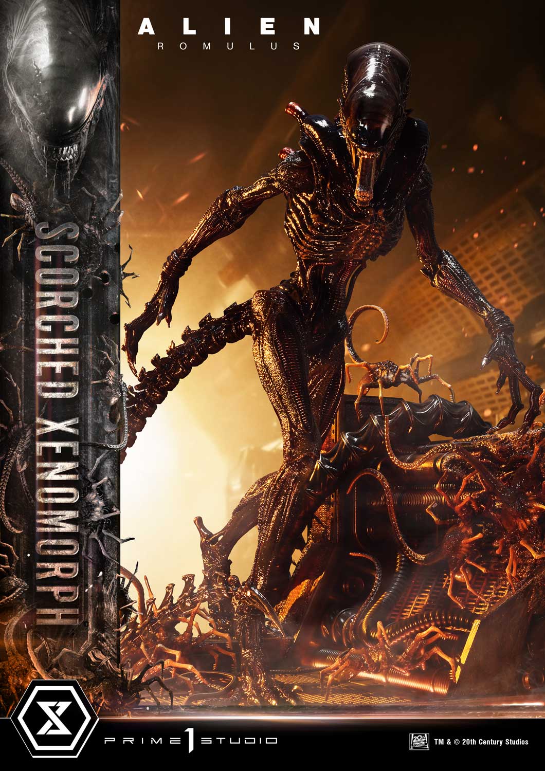 Prime 1 Statue - Museum Masterline XL Alien: Romulus Scorched