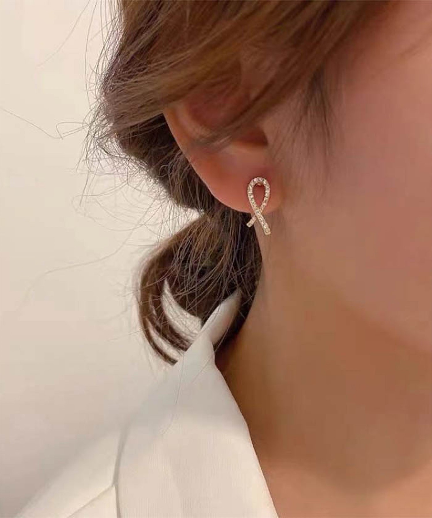 ポスト：925シルバー ピアス