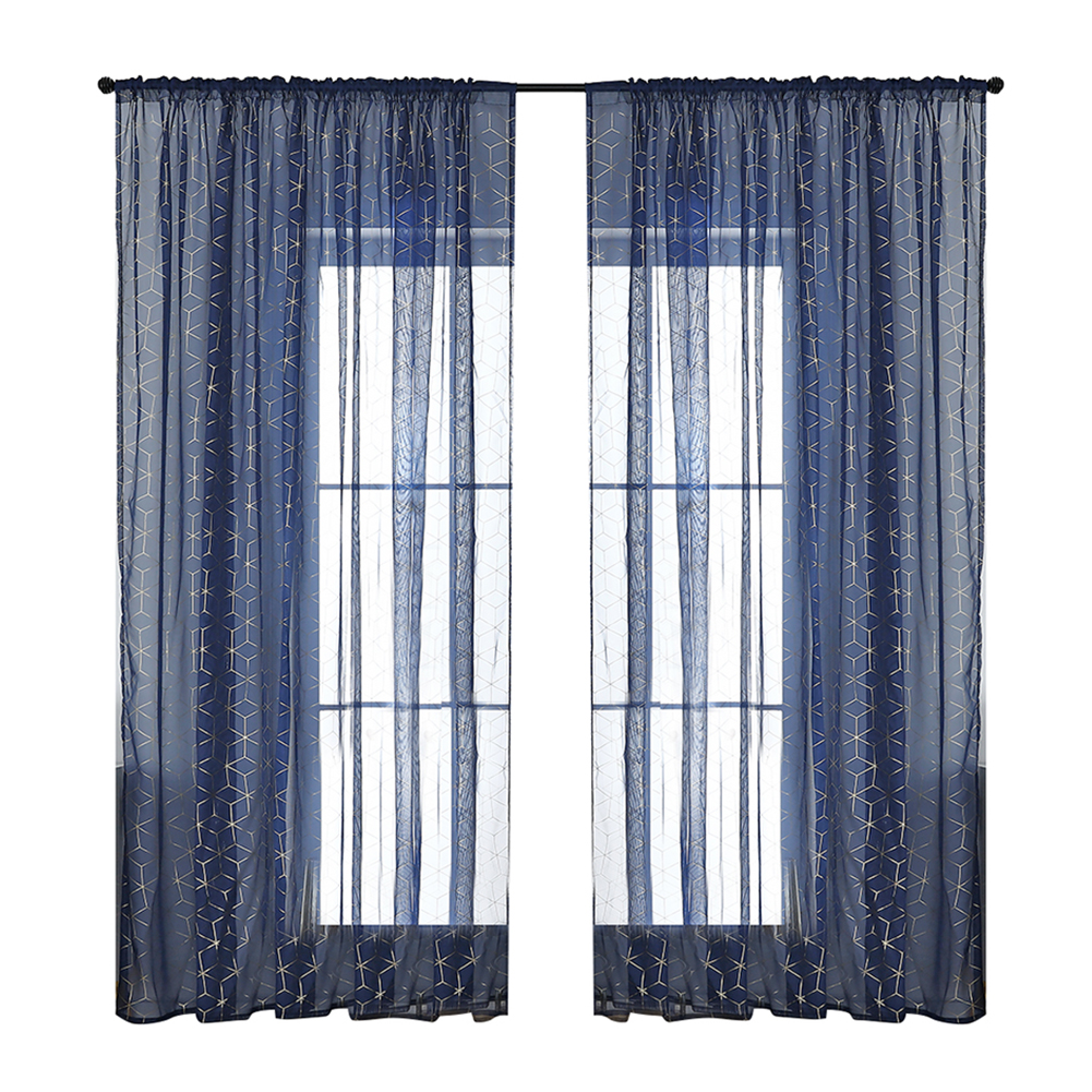 1.4x2.6m Navy Blue Window Screening Modern Voile Sheer Decoraion Curtains, 501 Original
1.4x2.6m Navy Blue Window Screening Modern Voile Sheer Decoraion Curtains, 501 Original