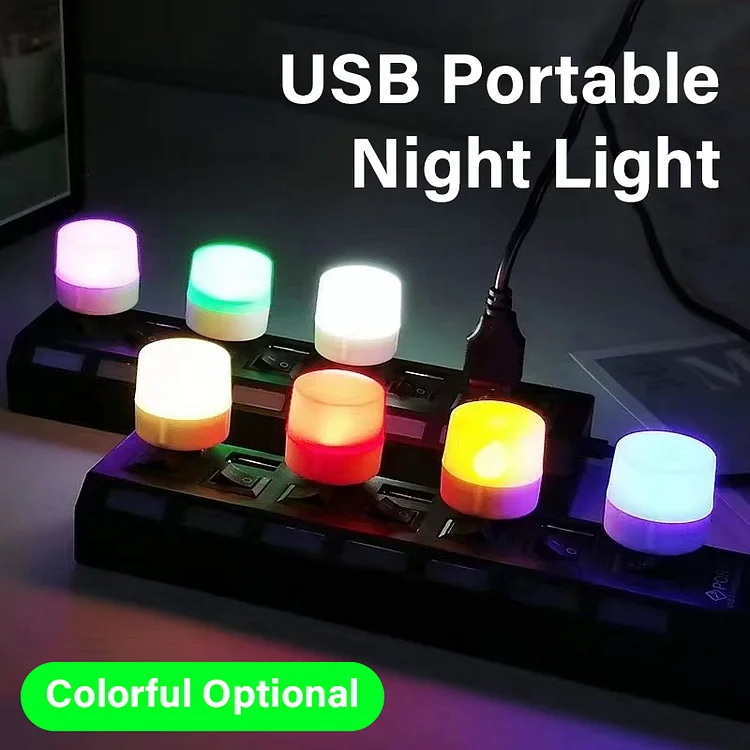 Mini USB Night Lights LED  Eye Protection colorful Lamps