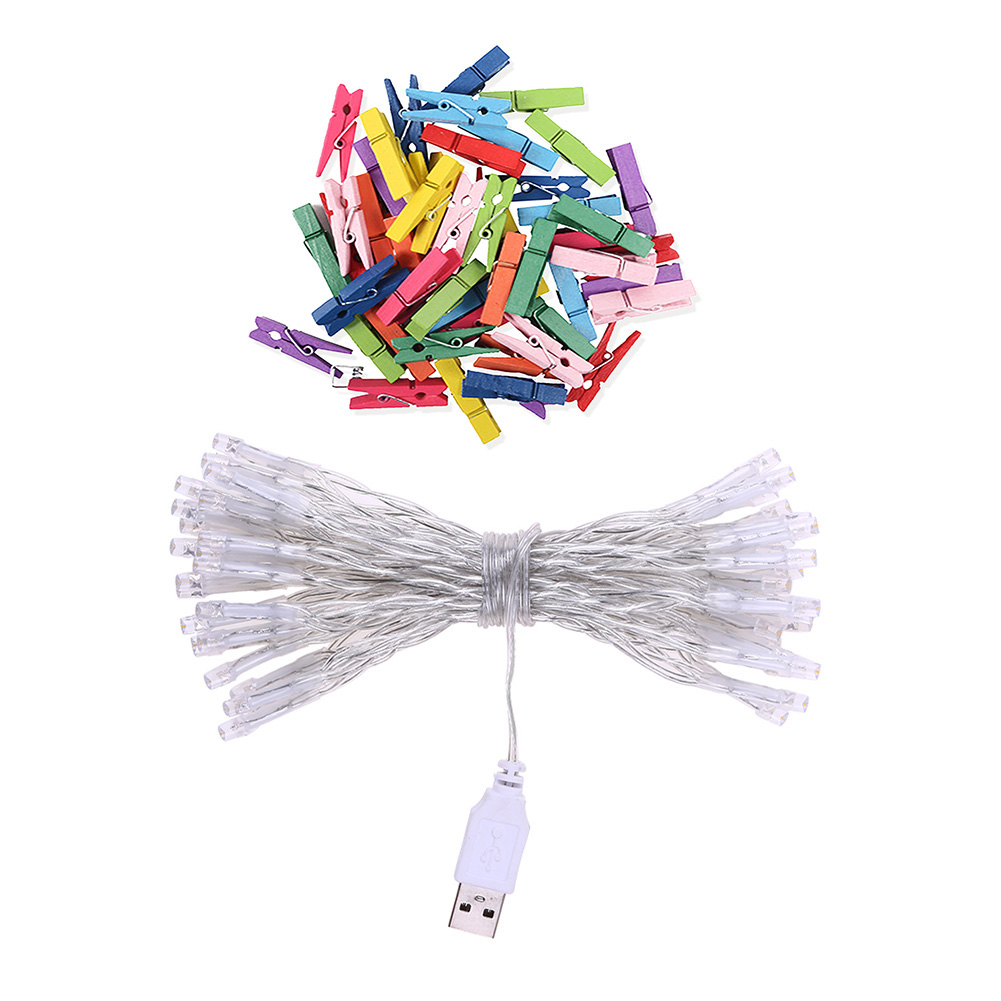 4m 40 Lights Photo Clip String Lights Christmas Decor Random Color Clip, 501 Original
4m 40 Lights Photo Clip String Lights Christmas Decor Random Color Clip, 501 Original