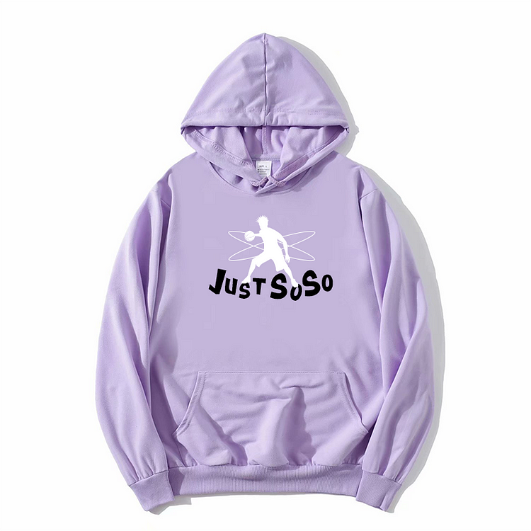 Unisex Just So So Hoodie New Arrival Winter Hoodie Purple