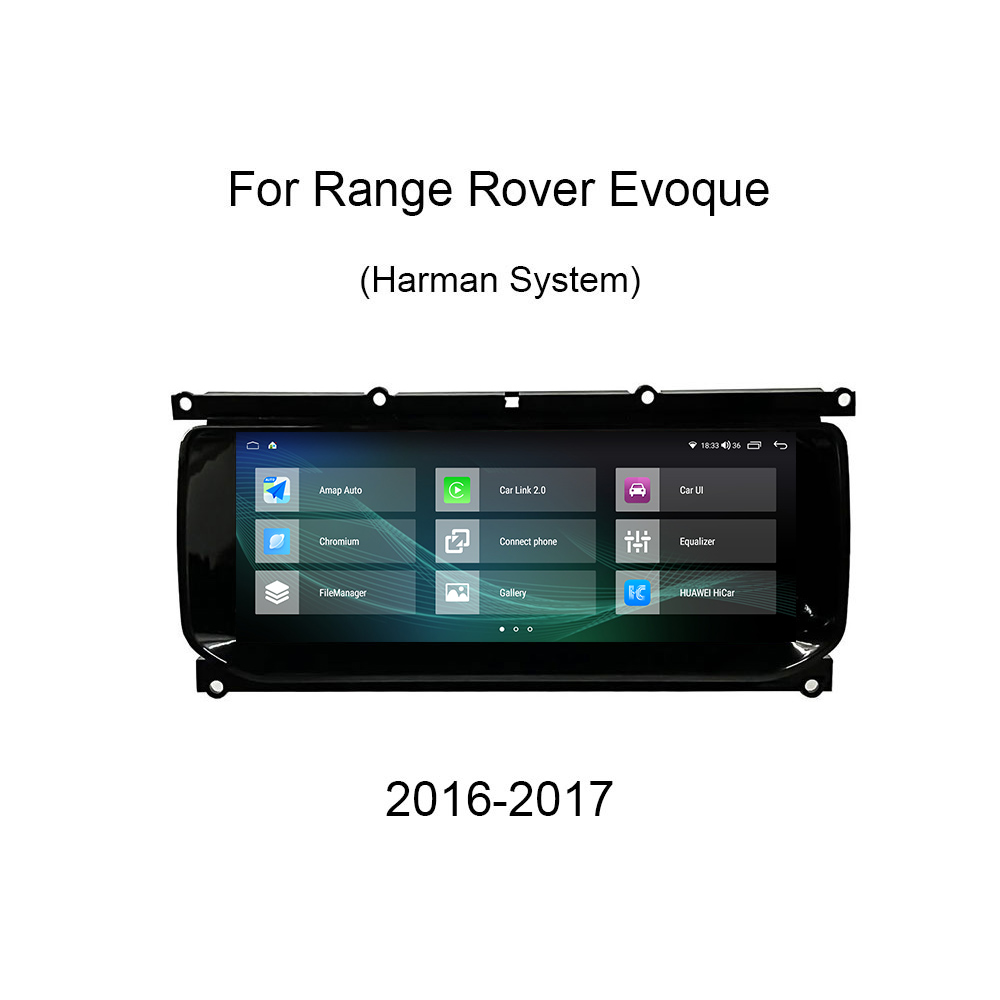 10,25 Zoll Android Auto GPS Bildschirm Upgrade Multimedia Player für Land Rover Range Rover Evoque mit Harman System L538