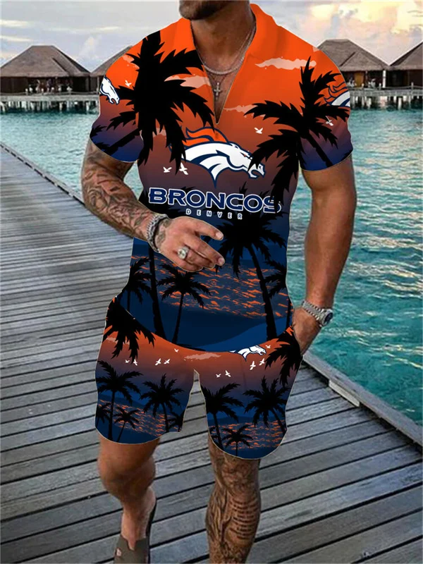 Denver Broncos
Limited Edition Polo Shirt And Shorts Two-Piece Suits