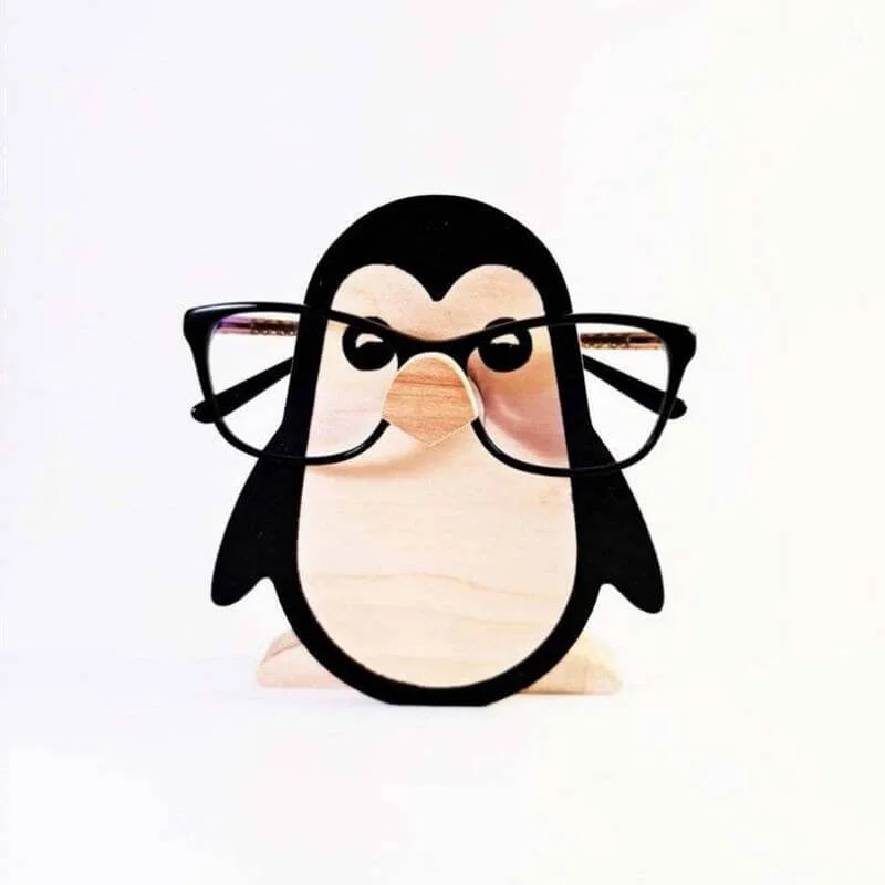 VigorDaily Handmade  Glasses Stand Penguin
