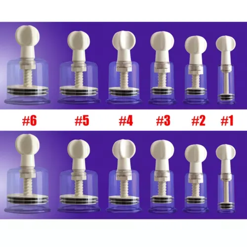 pornhint Pornhint E-stim Shock Bondage Nipple Sucker Breast Enlarger Clit Suction Massager Sex Toy Toy