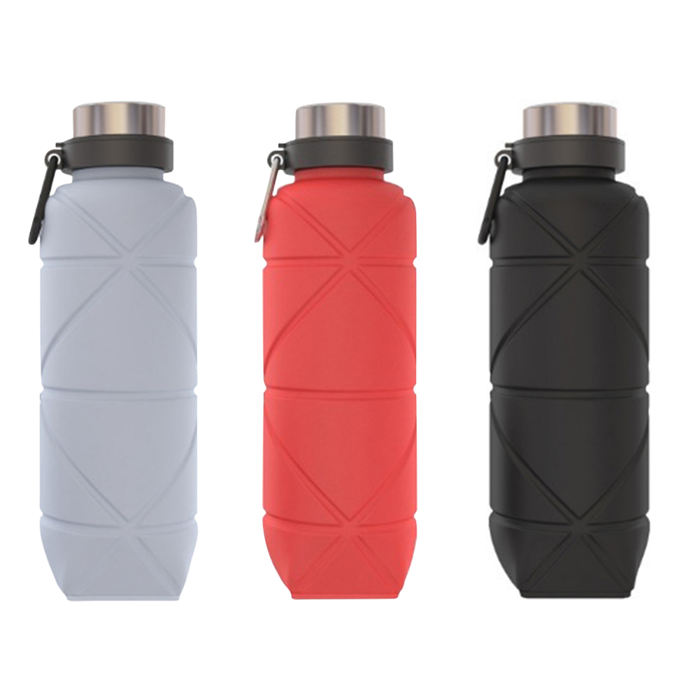 700ml Silicone Foldable Water Cup with Lid Sport Travel Retractable Bottle, Black, 501 Original
700ml Silicone Foldable Water Cup with Lid Sport Travel Retractable Bottle, Black, 501 Original