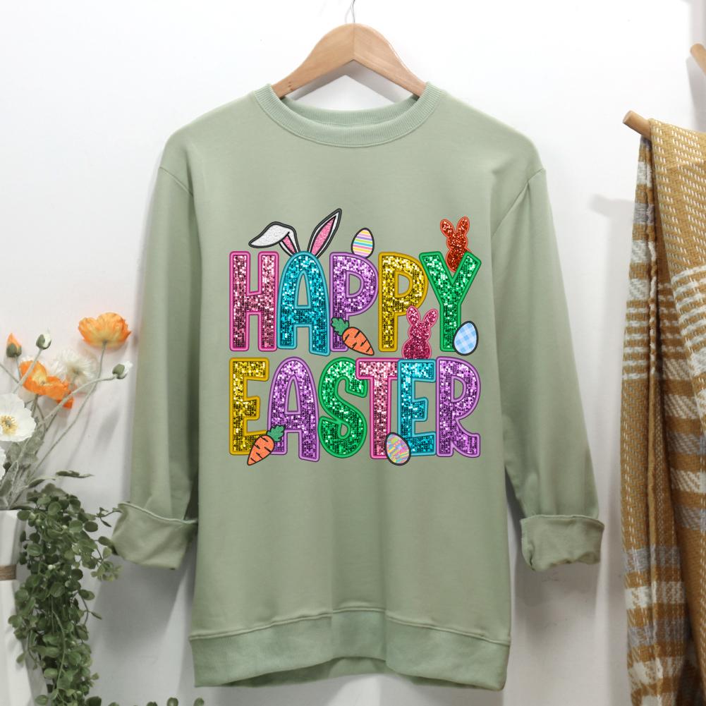Happy Easter Women Casual Sweatshirt-0025329-Guru-buzz