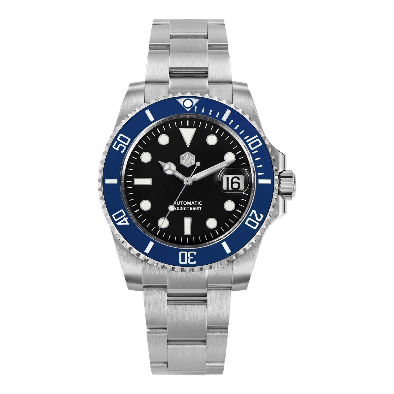 San Martin 40mm ST2130 Upgraded Version Sub Diving Watch - SN0017FW San Martin Watch San Martin Watch