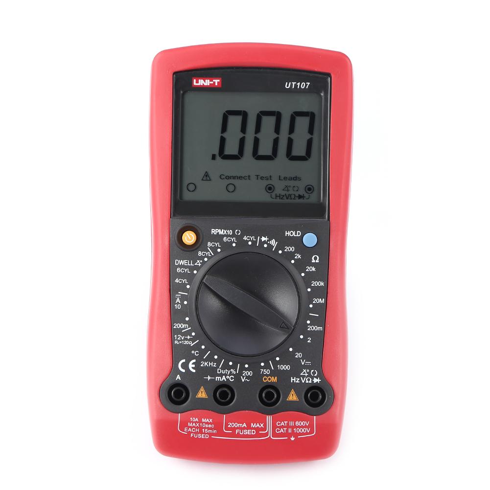 UNI-T UT107 LCD Handheld Digital Multimeter Automotive Car Meter Voltmeter, 501 Original
UNI-T UT107 LCD Handheld Digital Multimeter Automotive Car Meter Voltmeter, 501 Original