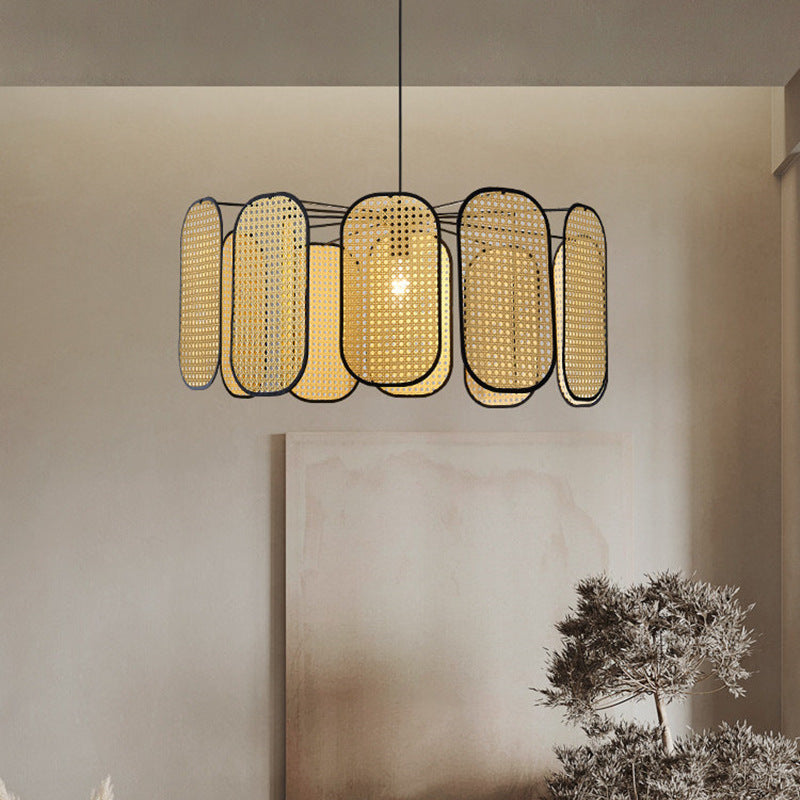 Retro Bohemian Rattan Pendant Lights