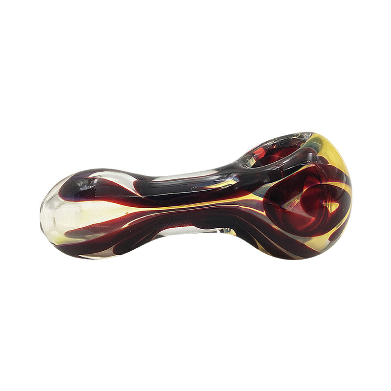 Glass Pipe Smoking Tobacco Hand Pipe Spoon Dry Pipes