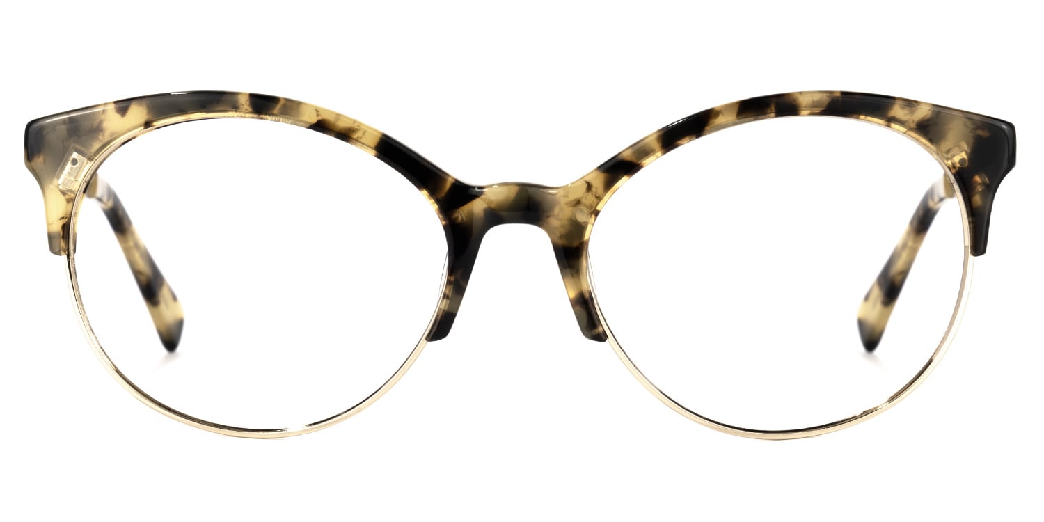Edmonton Round Tortoise Eyeglasses Vooglam UK