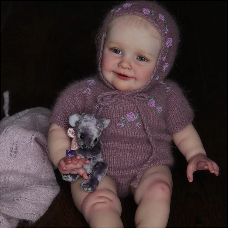  [New]20" Innocent Handmade Blue Eyes Reborn Newborn Caucasian Doll Girl Named Yamaha - Reborndollsshop®-Reborndollsshop®