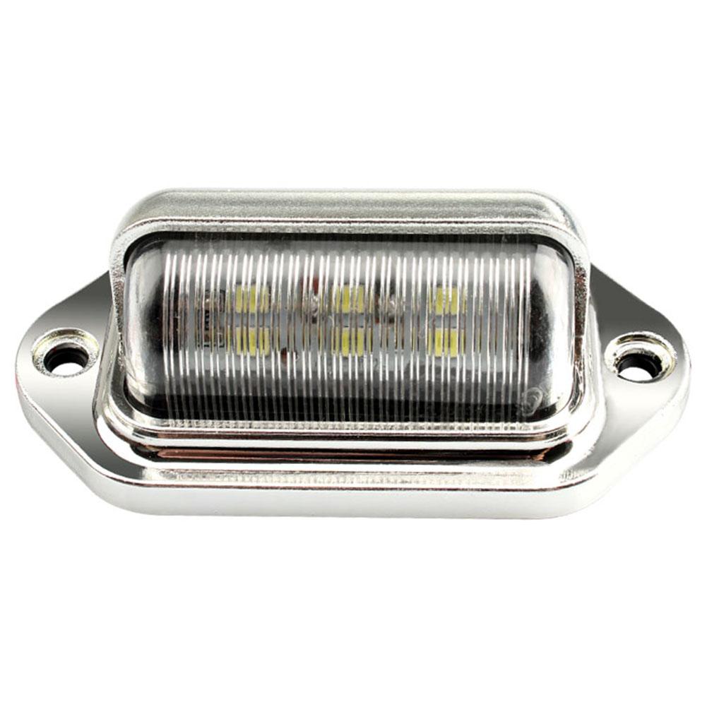 Car License Plate Lamp 12-24V Truck Trailer 6LED Tail Step Side Lamp Silver, 1pcs, 501 Original
Car License Plate Lamp 12-24V Truck Trailer 6LED Tail Step Side Lamp Silver, 1pcs, 501 Original