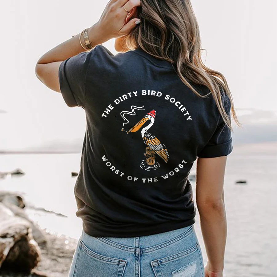 The Dirty Bird Society Worst Of The Worst Printed Women's T-shirt