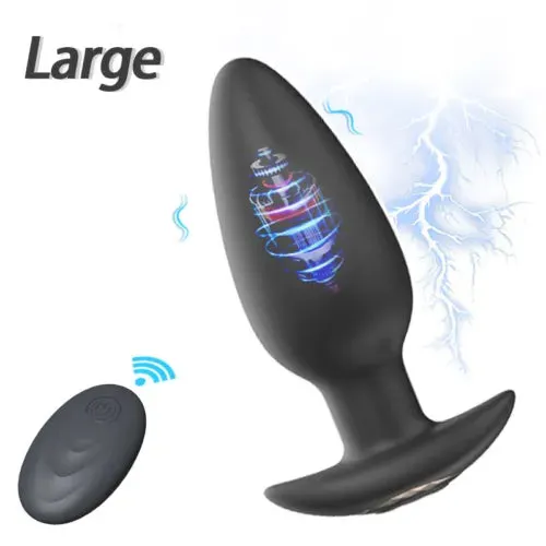 pornhint Pornhint Large Huge buttplug Vibrator Anal Tail Male Prostate Massager Dildo Sex Toys