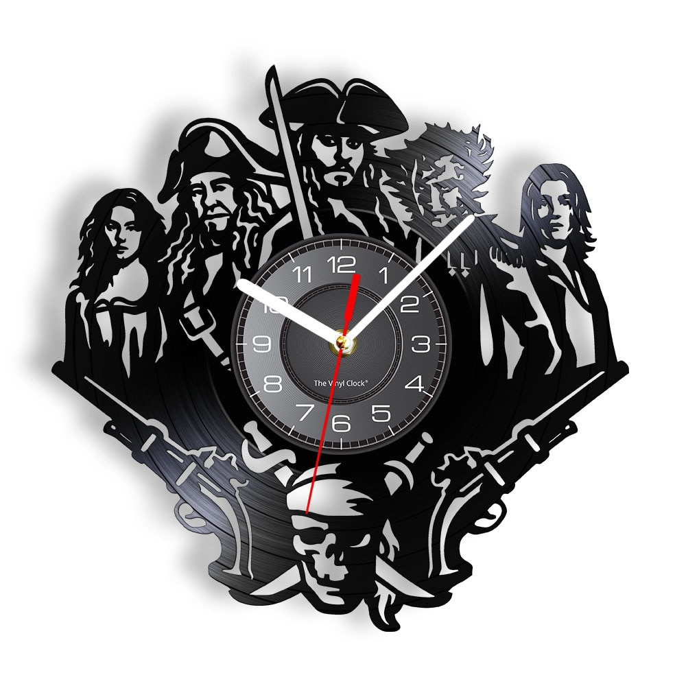 Caribbean Pirates Captain Jack Sparrow - Vinyl Record Wall Clock - Without LED, 501 Original
Caribbean Pirates Captain Jack Sparrow - Vinyl Record Wall Clock - Without LED, 501 Original