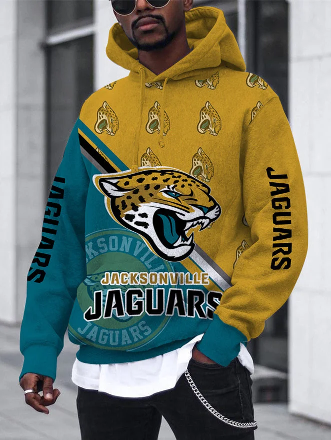Jacksonville Jaguars
3D Printed Hooded Pocket Pullover Hoodie