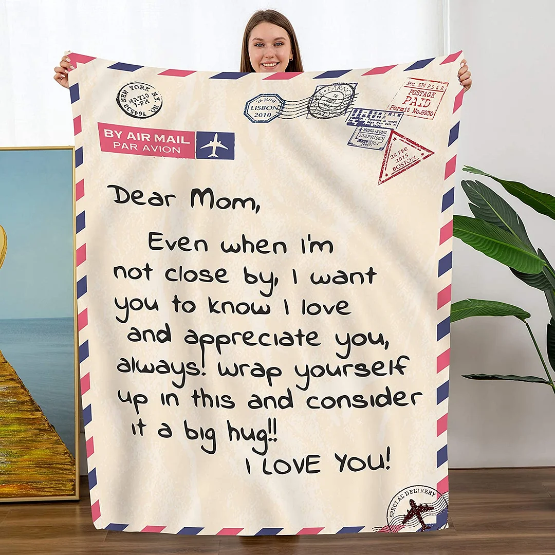 🔥Early Mother's Day Promotion 50%off🎁💕 To My Love 👧2023 Mother's Day Card Blanket