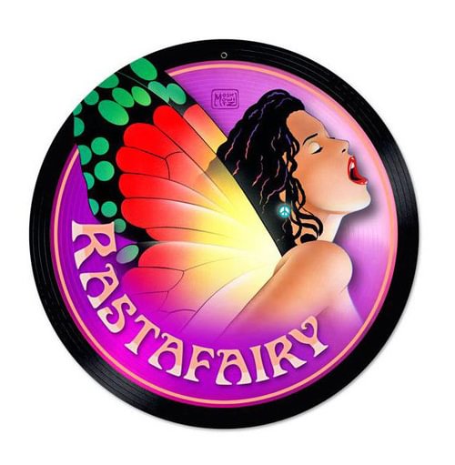 Girl- Round Shape Tin Signs/Wooden Signs - 30*30CM