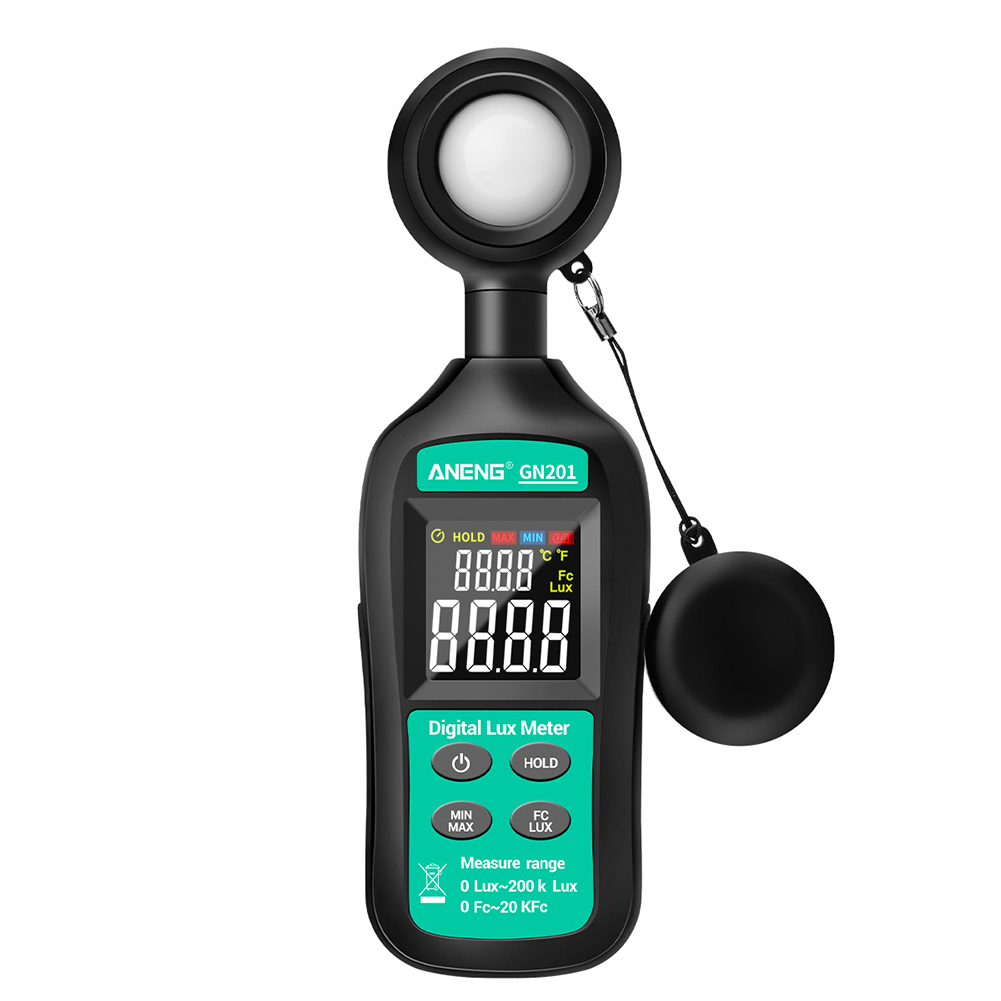 ANENG GN201 Digital LCD Illumination Meter Intelligent Illuminance Detector, 501 Original
ANENG GN201 Digital LCD Illumination Meter Intelligent Illuminance Detector, 501 Original