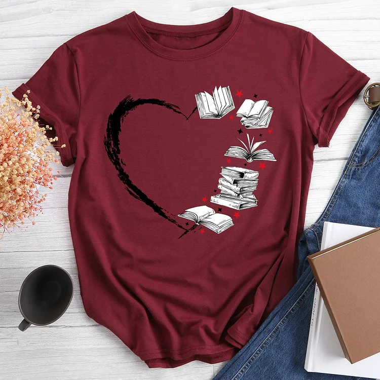 🔥Top 1 - Sincerely Warm Reading Heart Book lovers Cute T-shirt Tee-012913