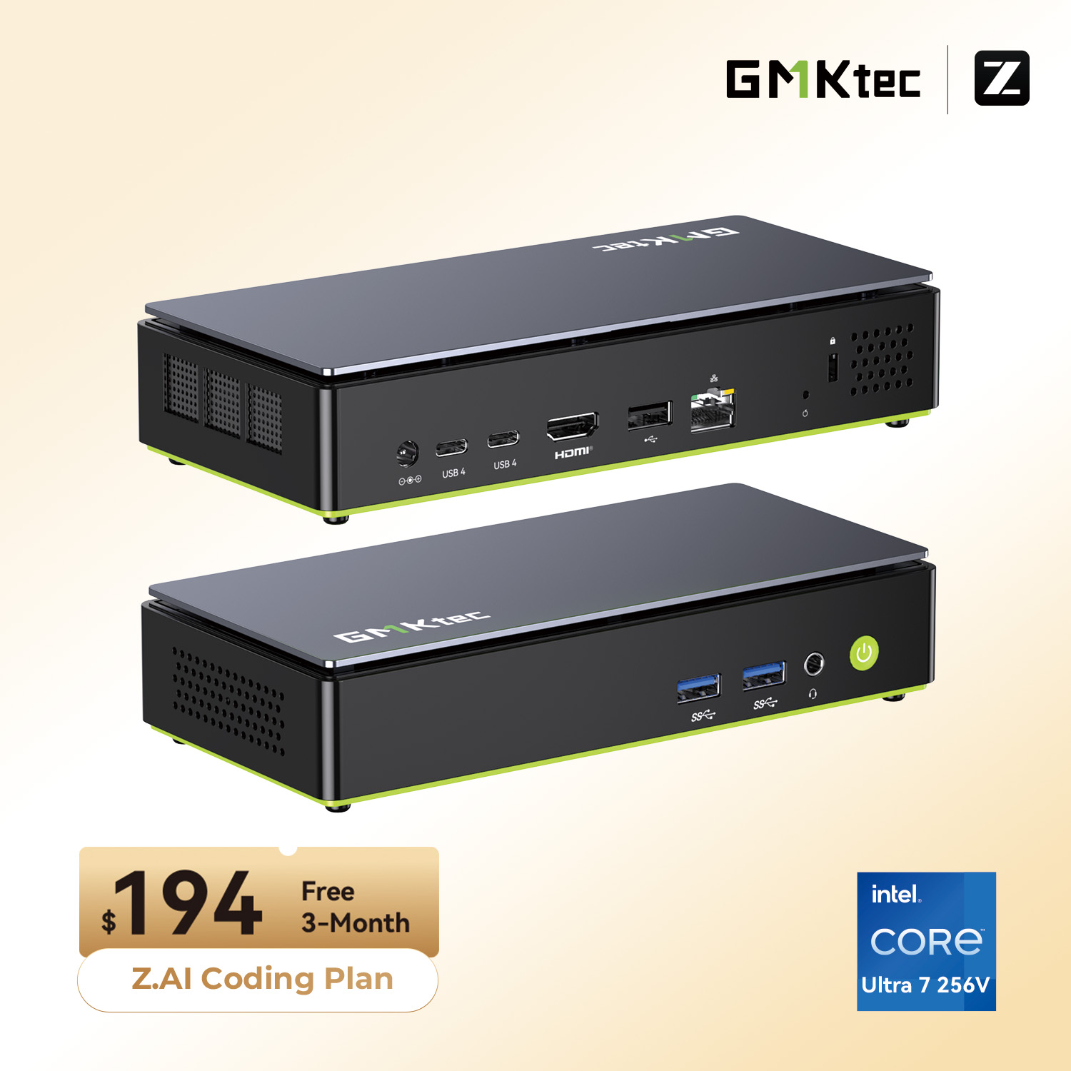 Intel® Core™ Ultra 7 256V--GMKtec K13 Mini PC