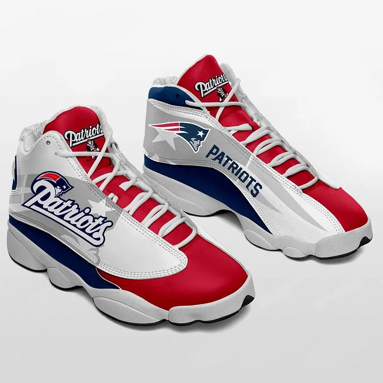New England Patriots Printed Unisex Basketball Shoes