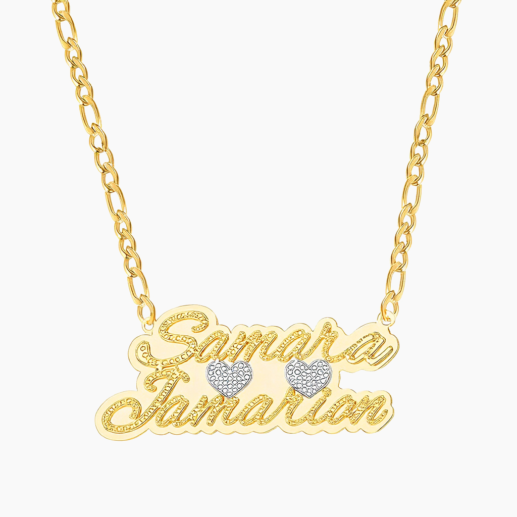 Custom Double Name Necklace