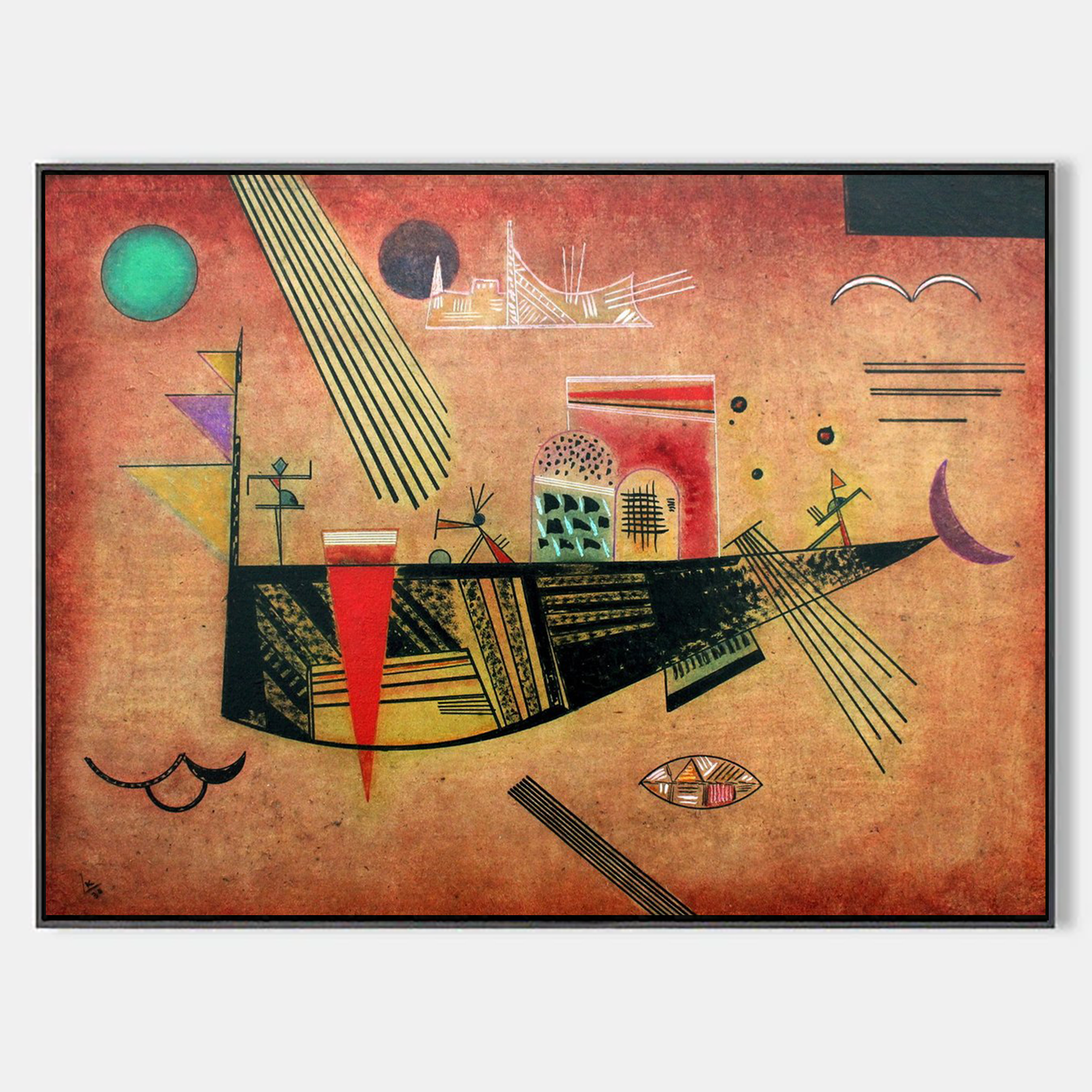 Arabelart Kandinsky - Inspired Abstract: A Journey Through Color and Form