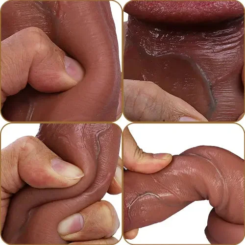 pornhint Pornhint Soft big glans Dildo Realistic Huge Penis Silicone Suction Cup G-Spot Vagina