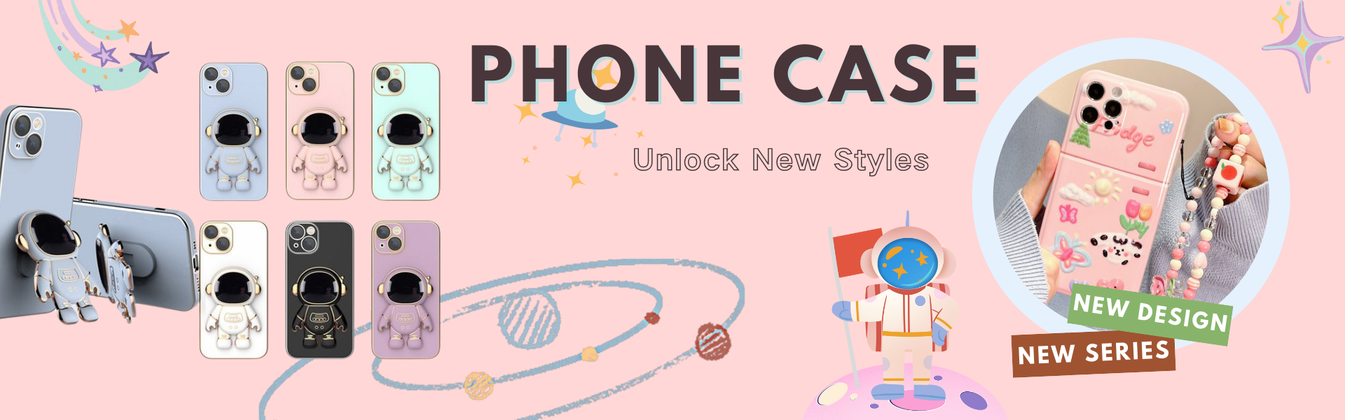 Boaretiu Cute Kawaii For IPhone 13 Case With Stand - Fashion Cool 360° Rotate Ring Holder Kickstand Strawberry Design For Women Girls Boys Teens Girly For IPhone 13 Phone Case - View #2