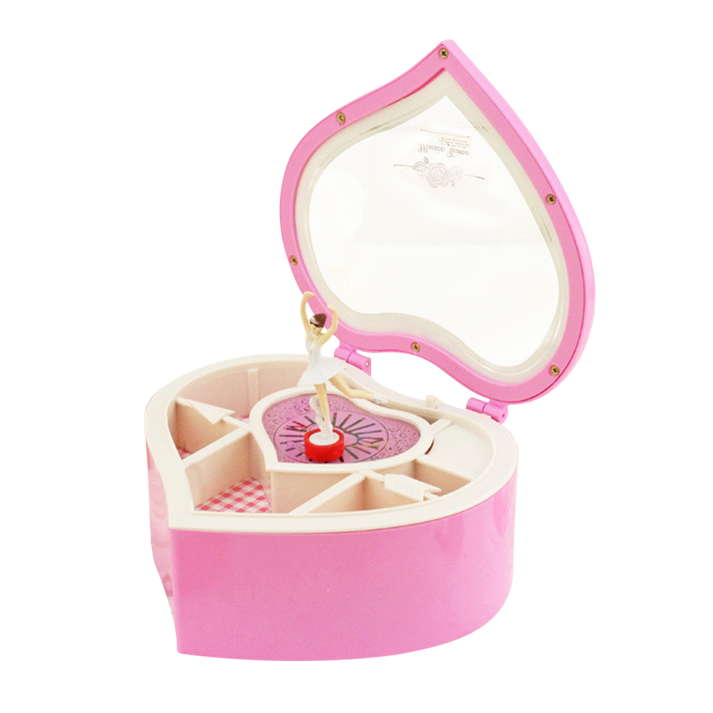 Romantic Love Heart Hand Cranked Plastic Metal Ballerina Music Box Ornament, 501 Original
Romantic Love Heart Hand Cranked Plastic Metal Ballerina Music Box Ornament, 501 Original